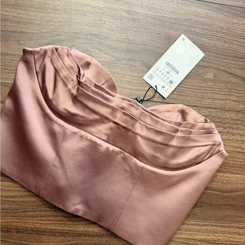 Zara Pink Crop Top